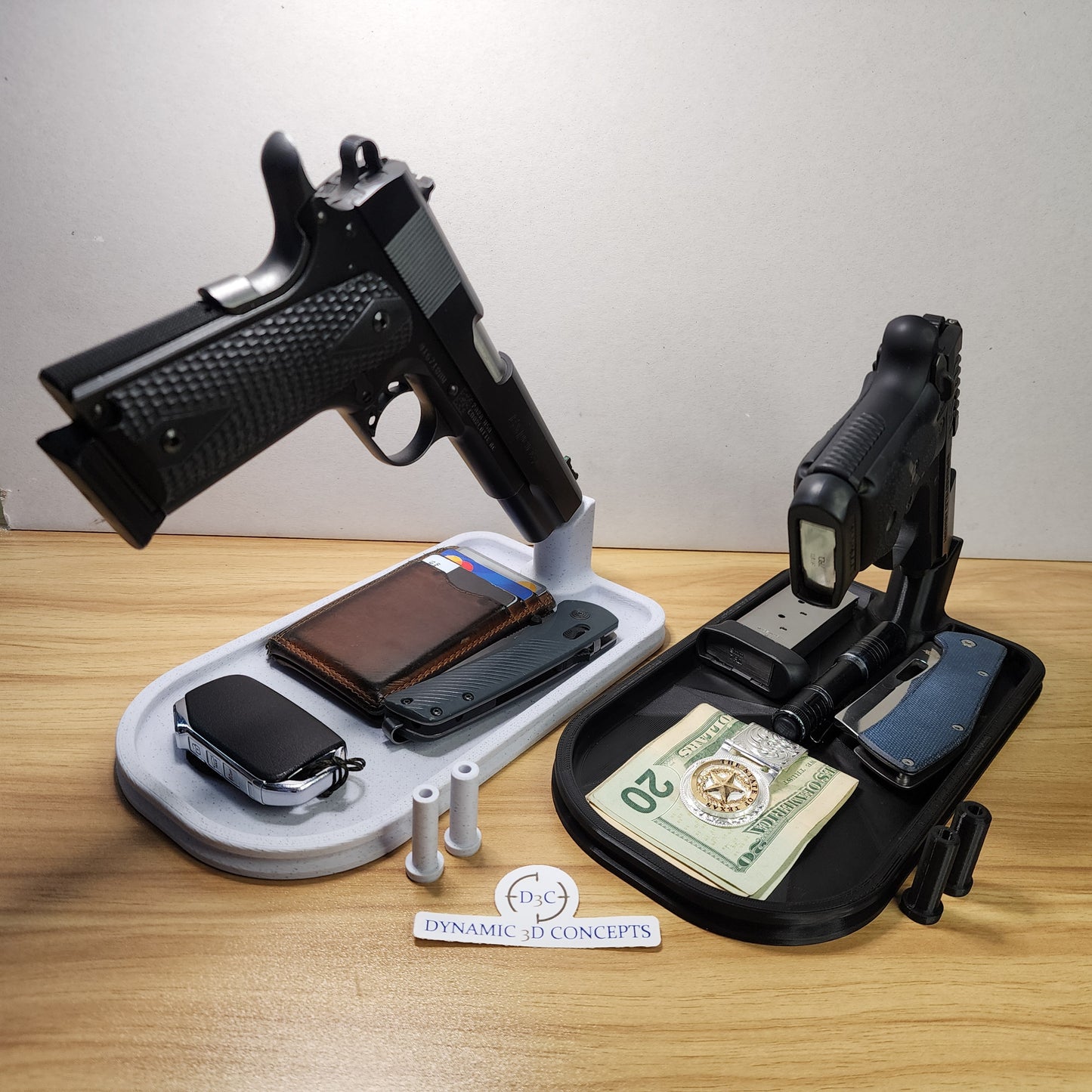 Minimilist EDC Tray w/ Handgun Mount